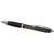 Branded Promotional CURVY BALL PEN in Black Solid Pen From Concept Incentives.