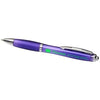 Branded Promotional CURVY BALL PEN in Purple Pen From Concept Incentives.