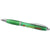 Branded Promotional FROSTED CURVY BALL PEN-GR in Green Pen From Concept Incentives.