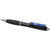 Branded Promotional DOMED CURVY BALL PEN-BK in Black Solid Pen From Concept Incentives.