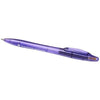 Branded Promotional SPRINT BALL PEN with Highlighter in Clear Transparent Purple Pen From Concept Incentives.