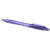 Branded Promotional SPRINT BALL PEN with Highlighter in Clear Transparent Purple Pen From Concept Incentives.