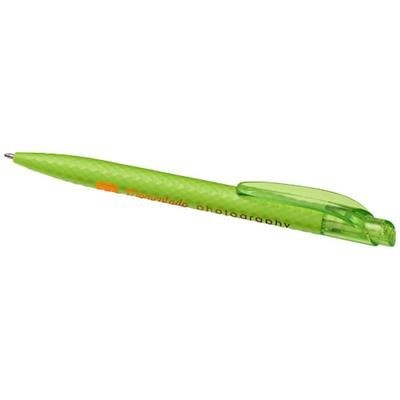 Branded Promotional ALMAZ BALL PEN-LM in Lime Pen From Concept Incentives.