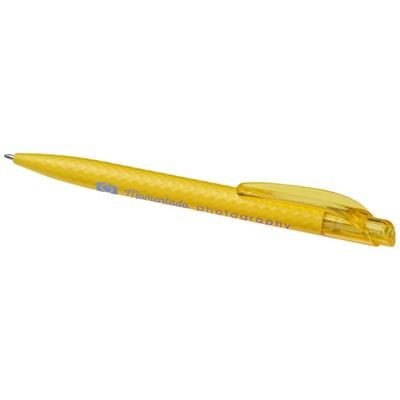 Branded Promotional ALMAZ BALL PEN-YW in Yellow Pen From Concept Incentives.