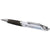 Branded Promotional ELLIPSE BALL PEN with White Barrel in White Solid-black Solid Pen From Concept Incentives.