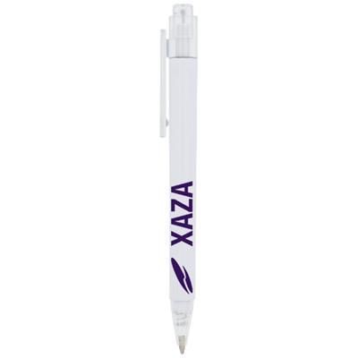 Branded Promotional CALYPSO BALL PEN in Transparent Clear Transparent Pen From Concept Incentives.