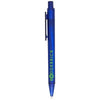 Branded Promotional CALYPSO FROSTED BALL PEN in Frosted Blue Pen From Concept Incentives.