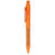 Branded Promotional CALYPSO FROSTED BALL PEN in Frosted Orange Pen From Concept Incentives.