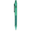 Branded Promotional CALYPSO FROSTED BALL PEN in Frosted Green Pen From Concept Incentives.