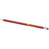 Branded Promotional PRICEBUSTER PENCIL with Colour Barrel in Red Pen From Concept Incentives.