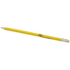 Branded Promotional PRICEBUSTER PENCIL with Colour Barrel in Yellow Pen From Concept Incentives.