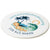 Branded Promotional RENZO ROUND PLASTIC COASTER in White Solid Coaster From Concept Incentives.