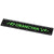 Branded Promotional RENZO 15 CM PLASTIC RULER in Black Solid Ruler From Concept Incentives.