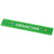 Branded Promotional RENZO 15 CM PLASTIC RULER in Green Ruler From Concept Incentives.