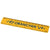 Branded Promotional RENZO 15 CM PLASTIC RULER in Yellow Ruler From Concept Incentives.