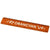 Branded Promotional RENZO 15 CM PLASTIC RULER in Orange Ruler From Concept Incentives.