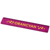 Branded Promotional RENZO 15 CM PLASTIC RULER in Pink Ruler From Concept Incentives.