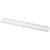 Branded Promotional ELLISON 30 CM PLASTIC RULER with Paper Insert in White Solid Ruler From Concept Incentives.