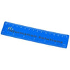 Branded Promotional ROTHKO 15 CM PLASTIC RULER in Blue Ruler From Concept Incentives.