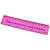 Branded Promotional ROTHKO 15 CM PLASTIC RULER in Pink Ruler From Concept Incentives.