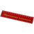 Branded Promotional ROTHKO 15 CM PLASTIC RULER in Red Ruler From Concept Incentives.