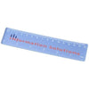 Branded Promotional ROTHKO 15 CM PLASTIC RULER in Frosted Blue Ruler From Concept Incentives.
