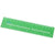 Branded Promotional ROTHKO 15 CM PLASTIC RULER in Frosted Green Ruler From Concept Incentives.