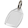 Branded Promotional ACCESS P5 KEYRING CHAIN in Transparent Clear Transparent Keyring From Concept Incentives.