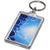 Branded Promotional LUKEN G1 REOPENABLE KEYRING CHAIN in Transparent Clear Transparent Keyring From Concept Incentives.