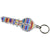 Branded Promotional COMBO KEY-SHAPED KEYRING CHAIN in Transparent Clear Transparent Keyring From Concept Incentives.