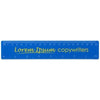 Branded Promotional ROTHKO 20 CM PLASTIC RULER in Blue Ruler From Concept Incentives.