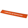 Branded Promotional ROTHKO 20 CM PLASTIC RULER in Orange Ruler From Concept Incentives.