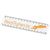 Branded Promotional ARC 15 CM FLEXIBLE RULER in White Solid Ruler From Concept Incentives.