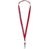 Branded Promotional ORO RIBBON LANYARD in Red Lanyard From Concept Incentives.