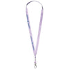 Branded Promotional ORO RIBBON LANYARD in Lilac Lanyard From Concept Incentives.