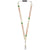 Branded Promotional ORO RIBBON LANYARD with Break-away Closure in Cream Lanyard From Concept Incentives.