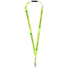 Branded Promotional ORO RIBBON LANYARD with Break-away Closure in Lime Lanyard From Concept Incentives.