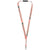 Branded Promotional ORO RIBBON LANYARD with Break-away Closure in Light Orange Lanyard From Concept Incentives.