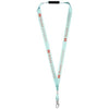 Branded Promotional ORO RIBBON LANYARD with Break-away Closure in Turquoise Lanyard From Concept Incentives.