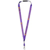 Branded Promotional ORO RIBBON LANYARD with Break-away Closure in Purple Lanyard From Concept Incentives.