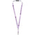 Branded Promotional ORO RIBBON LANYARD with Break-away Closure in Lilac Lanyard From Concept Incentives.