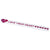 Branded Promotional LOKI 30 CM HEART-SHAPED PLASTIC RULER in White Solid Ruler From Concept Incentives.