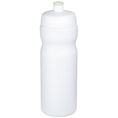 Branded Promotional BASELINE¬Æ PLUS 650 ML SPORTS BOTTLE in White Solid Sports Drink Bottle From Concept Incentives.