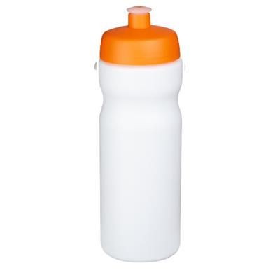 Branded Promotional BASELINE¬Æ PLUS 650 ML SPORTS BOTTLE in White Solid-orange Sports Drink Bottle From Concept Incentives.