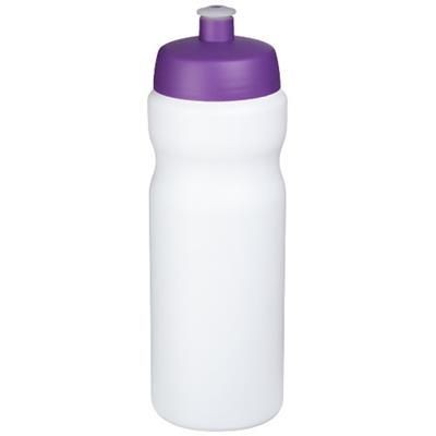 Branded Promotional BASELINE¬Æ PLUS 650 ML SPORTS BOTTLE in White Solid-purple Sports Drink Bottle From Concept Incentives.