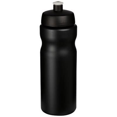 Branded Promotional BASELINE¬Æ PLUS 650 ML SPORTS BOTTLE in Black Solid Sports Drink Bottle From Concept Incentives.