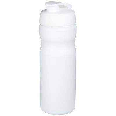 Branded Promotional BASELINE¬Æ PLUS 650 ML FLIP LID SPORTS BOTTLE in White Solid Sports Drink Bottle From Concept Incentives.