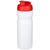 Branded Promotional BASELINE¬Æ PLUS 650 ML FLIP LID SPORTS BOTTLE in White Solid-red Sports Drink Bottle From Concept Incentives.