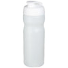 Branded Promotional BASELINE¬Æ PLUS 650 ML FLIP LID SPORTS BOTTLE in Transparent-white Solid Sports Drink Bottle From Concept Incentives.