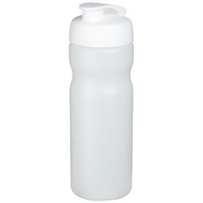 Branded Promotional BASELINE¬Æ PLUS 650 ML FLIP LID SPORTS BOTTLE in Transparent-white Solid Sports Drink Bottle From Concept Incentives.